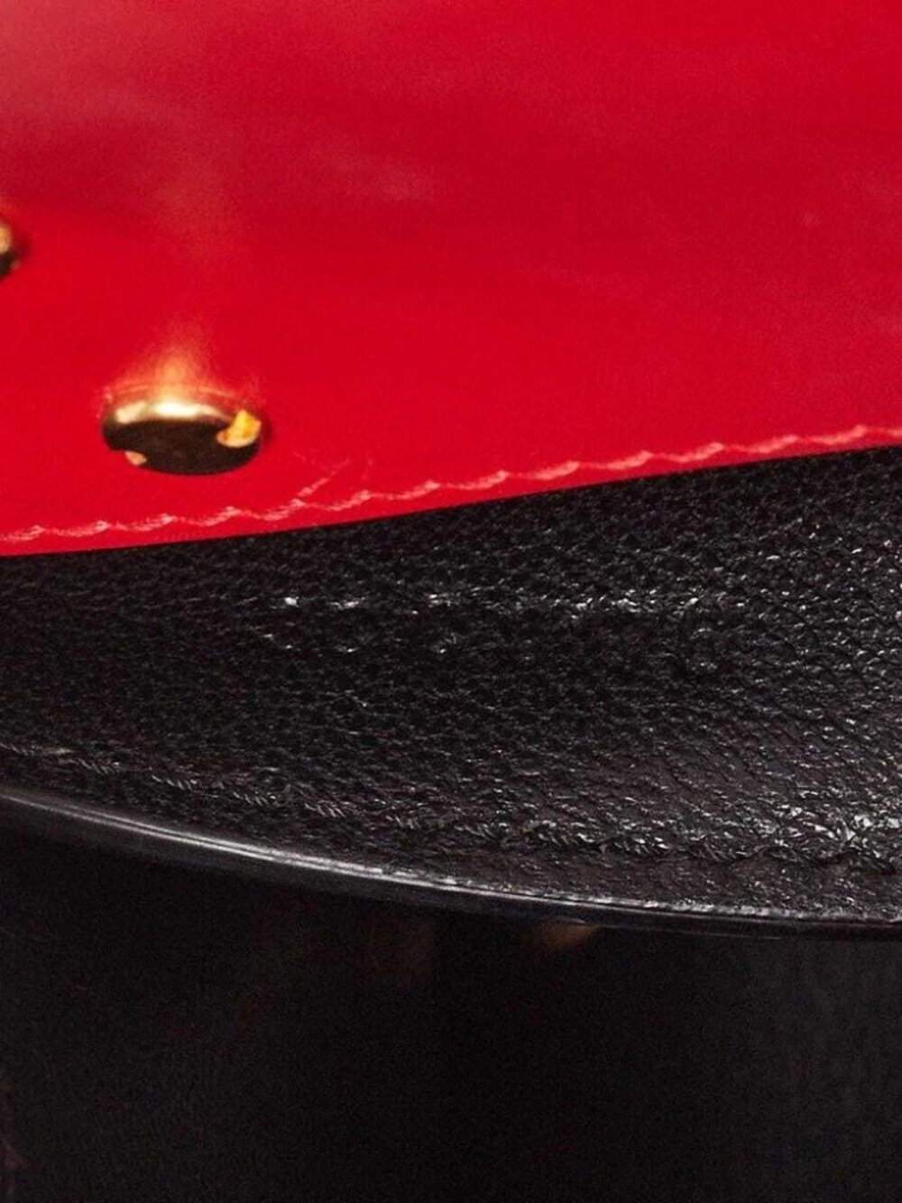Givenchy Red Smooth Calfskin Leather Mini Horizon Tote Bag - Picture 8 of 11